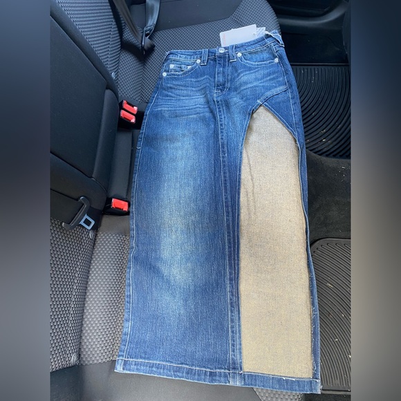 True Religion UO Exclusive Denim Maxi Skirt - Picture 7 of 16